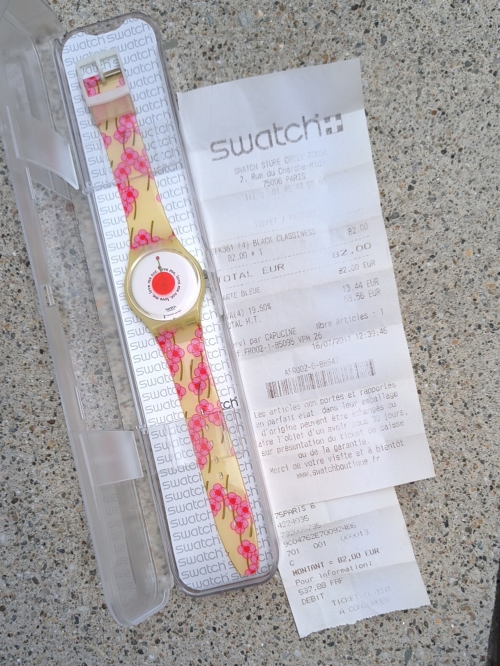 1998 Swatch Originals || Papaveri || Love Me || GW120 - Picture 4 of 14